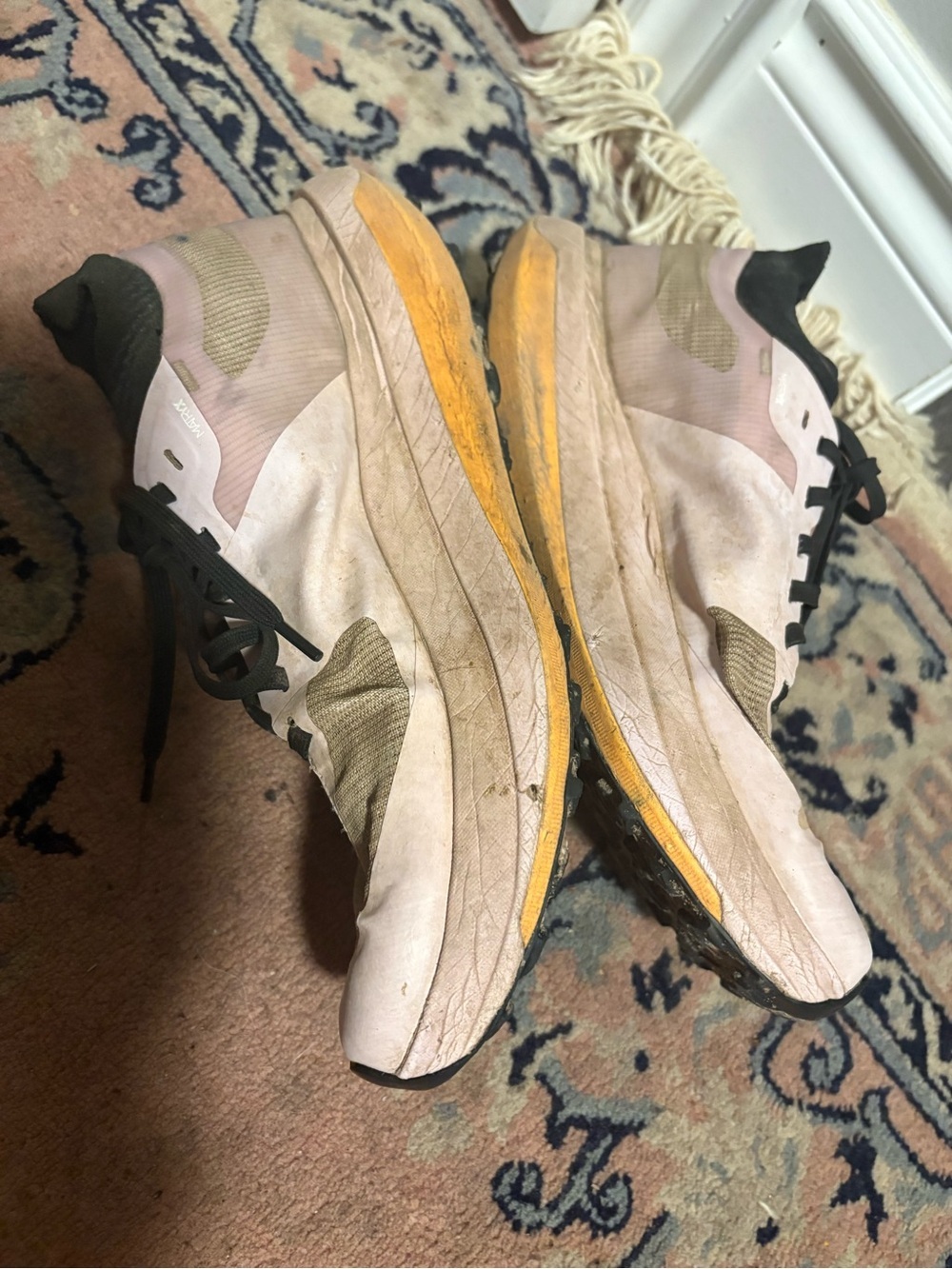 Arc'teryx Women's Athletic Sneakers in Pale Pink and Black - Picture 8 of 9